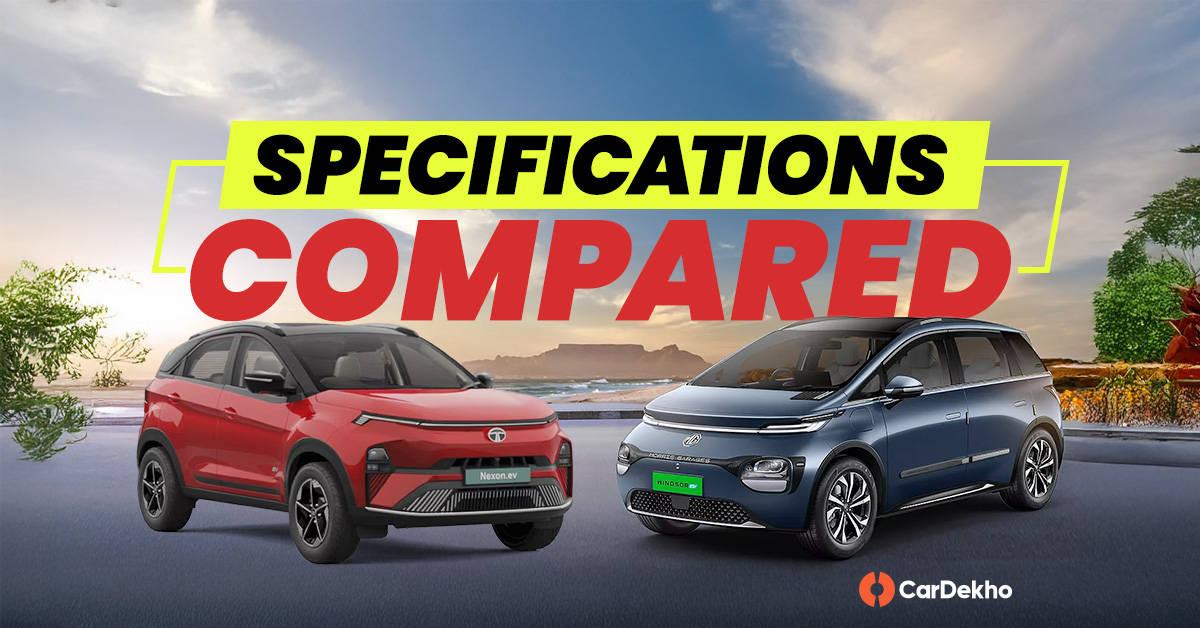 MG Windsor EV Pro vs Tata Nexon EV 45: Top-spec Variants Compared MG Windsor EV Pro vs Tata Nexon EV 45: Top-spec Variants Compared