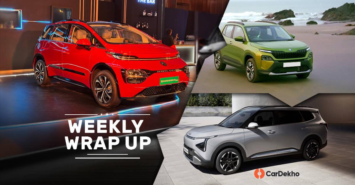 Top Car News In India This Week (May 5-May 9): Kia Carens Clavis Breaks Cover, MG Windsor EV Pro Launched And Official Updates On Multiple Cars Top Car News In India This Week (May 5-May 9): Kia Carens Clavis Breaks Cover, MG Windsor EV Pro Launched And Official Updates On Multiple Cars