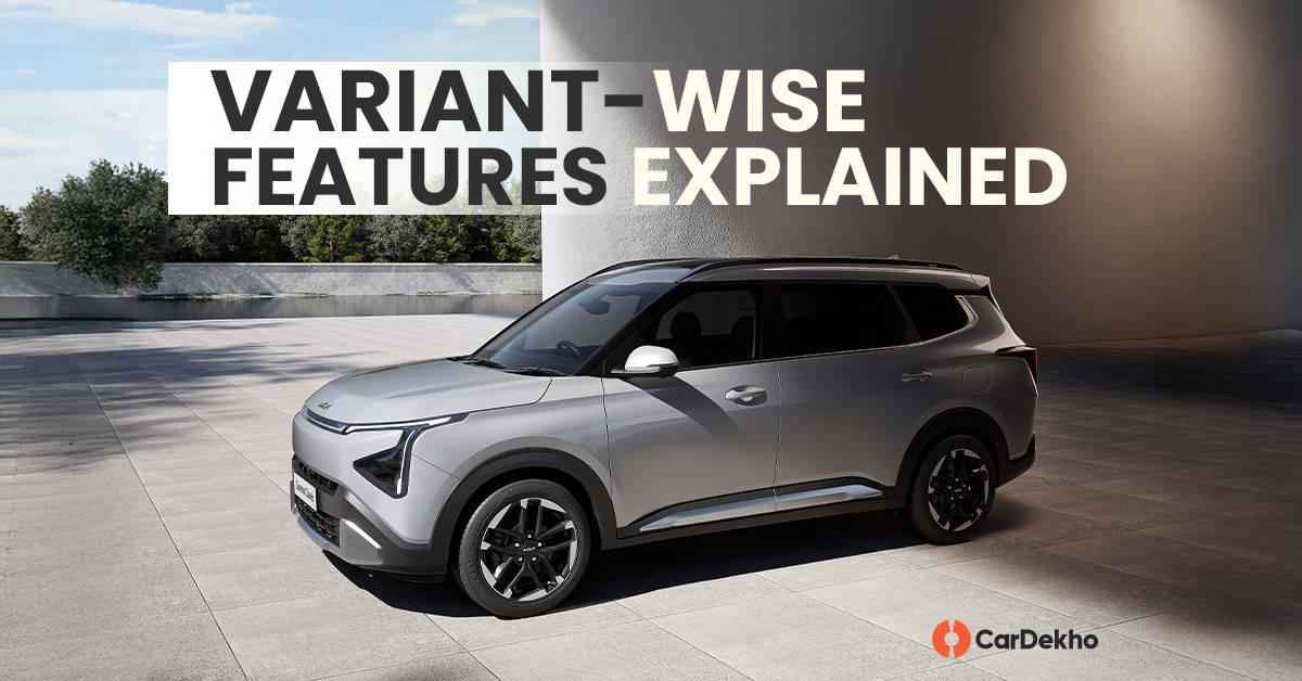 2025 Kia Carens Clavis Variant-wise Features Explained 2025 Kia Carens Clavis Variant-wise Features Explained