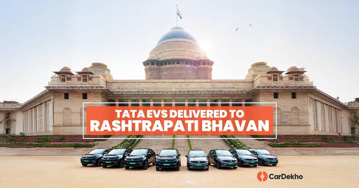Tata Curvv EV And Tata Tiago EV Delivered To Rashtrapati Bhavan, Now Available On Sale In Government e Marketplace Tata Curvv EV And Tata Tiago EV Delivered To Rashtrapati Bhavan, Now Available On Sale In Government e Marketplace