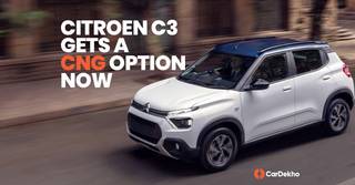 Citroen C3 Now Gets A CNG Option, Priced From Rs 7.16 Lakh