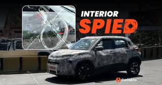2025 टाटा पंच फेसलिफ्ट का इंटीरियर कैमरे में हुआ कैद, नए फीचर और डिजाइन एलिमेंट की दिखी झलक