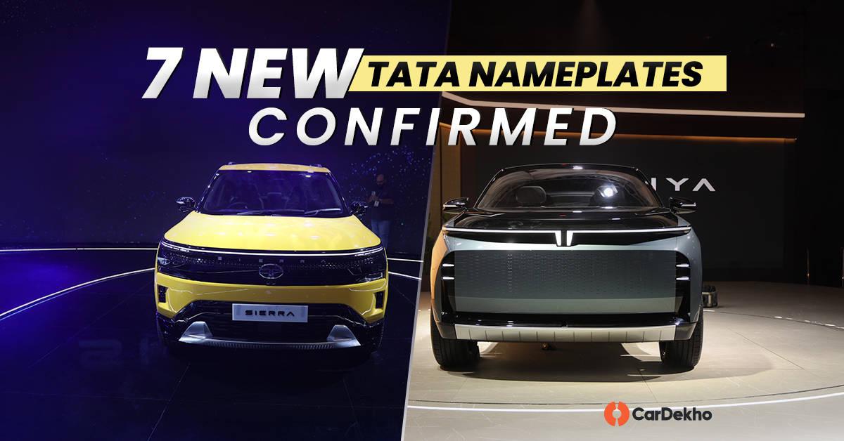 Tata Motors Announces 7 New Nameplates By FY2030; Tata Sierra To Be Next Big Launch Tata Motors Announces 7 New Nameplates By FY2030; Tata Sierra To Be Next Big Launch