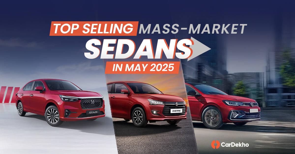 Maruti Dzire Continues To Be The Best-selling Mass-Market Sedan In May 2025; Hyundai Aura, Volkswagen Virtus See Rise In Sales Maruti Dzire Continues To Be The Best-selling Mass-Market Sedan In May 2025; Hyundai Aura, Volkswagen Virtus See Rise In Sales