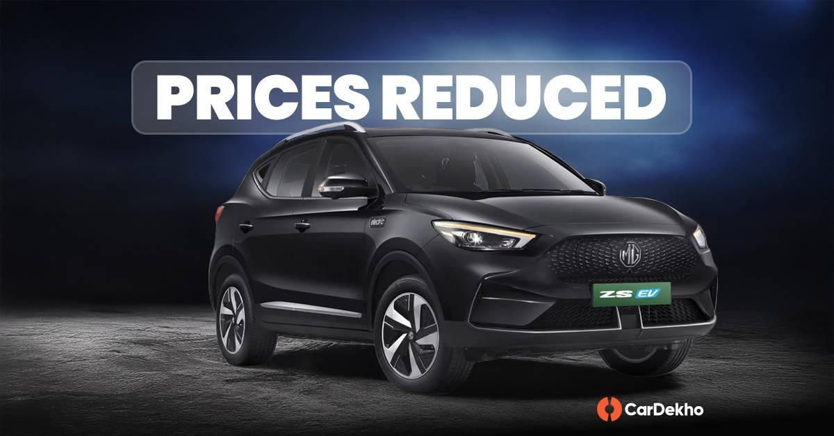 MG ZS EV Gets MASSIVE Price Cut Of Up To Rs 6.14 Lakh MG ZS EV Gets MASSIVE Price Cut Of Up To Rs 6.14 Lakh