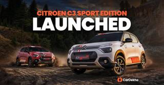 Citroen C3 Sport Edition Launched In India; Prices Start From Rs 6.44 Lakh Citroen C3 Sport Edition Launched In India; Prices Start From Rs 6.44 Lakh