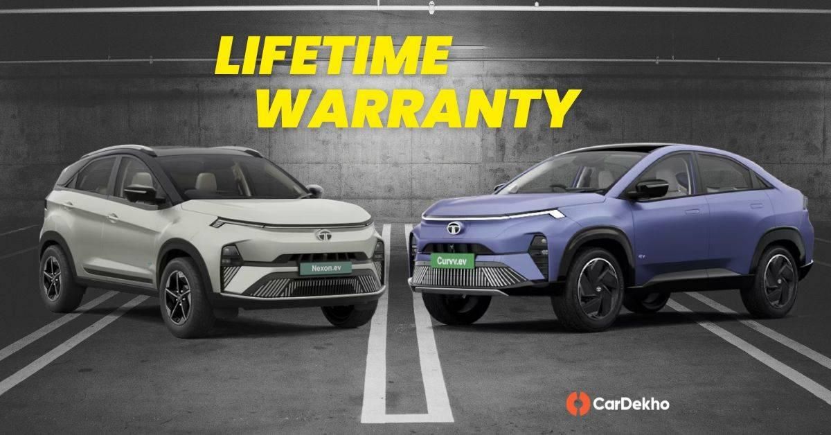 2025 Tata Harrier EV తర్వాత బ్యాటరీ ప్యాక్పై జీవితకాల వారంటీని పొందనున్న Tata Curvv EV, Tata Nexon 45 2025 Tata Harrier EV తర్వాత బ్యాటరీ ప్యాక్పై జీవితకాల వారంటీని పొందనున్న Tata Curvv EV, Tata Nexon 45