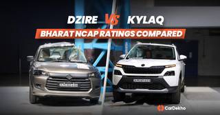 Maruti Dzire vs Skoda Kylaq: Bharat NCAP Crash Test Compared