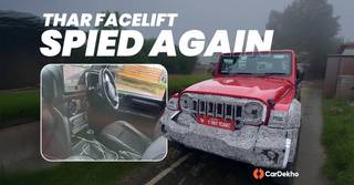 Upcoming Mahindra Thar 3-Door Facelift Interior, Features And Front Design Spied Upcoming Mahindra Thar 3-Door Facelift Interior, Features And Front Design Spied