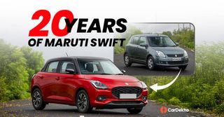 Maruti Swift Completes 20 Years In India, Here’s A Look Back At Its Journey Since 2005 Maruti Swift Completes 20 Years In India, Here’s A Look Back At Its Journey Since 2005