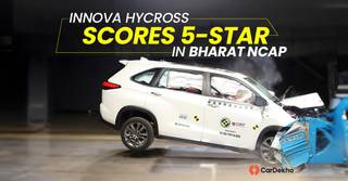 భారత్ NCAP క్రాష్ టెస్ట్లో 5 స్టార్ రేటింగ్‌ను పొందిన Toyota Innova Hycross