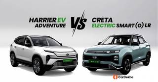 2025 Tata Harrier EV Base Variant vs Similarly Priced Hyundai Creta Electric One-Below-Top Variant Specifications Compared