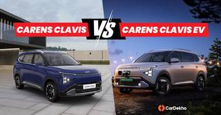 Kia Carens Clavis EV vs Kia Carens Clavis ICE Compared In 10 Images