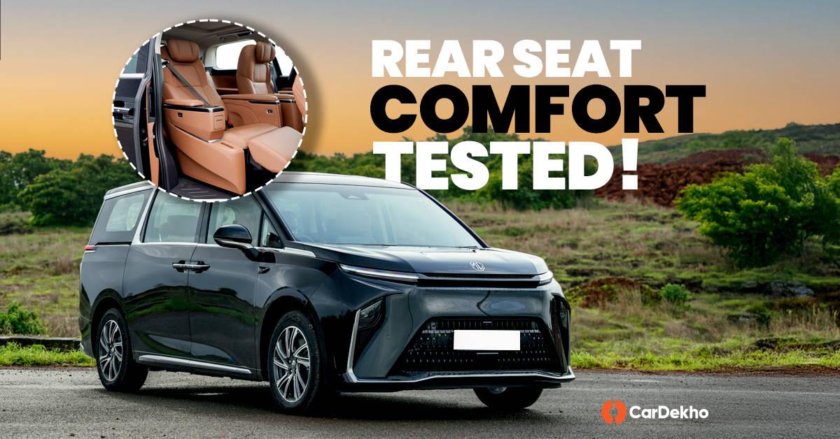 Watch Video: 2025 MG M9 Rear Seat Space And Comfort Tested Watch Video: 2025 MG M9 Rear Seat Space And Comfort Tested