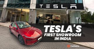 Tesla India Opens First Showroom In Mumbai, Displays India-spec Tesla Model Y Tesla India Opens First Showroom In Mumbai, Displays India-spec Tesla Model Y