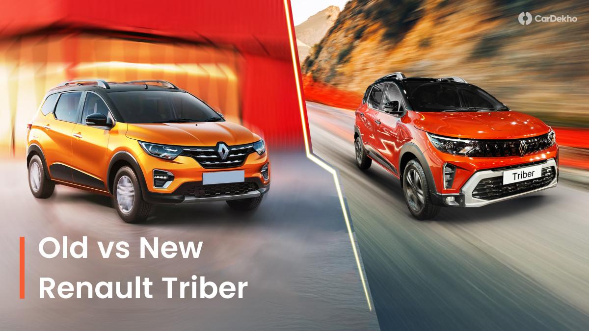 2025 Renault Triber Facelift vs Old Renault Triber: Exterior, Interior ...