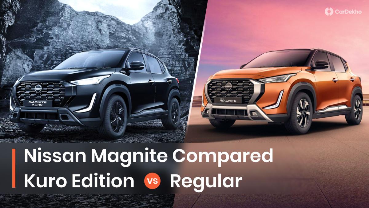 Nissan Magnite Kuro Edition vs Standard Nissan Magnite: Exterior And Interior Design Compared In Images
