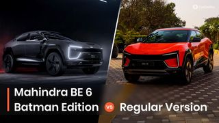 Mahindra BE 6 Batman Edition vs Regular BE 6 Compared In Images Mahindra BE 6 Batman Edition vs Regular BE 6 Compared In Images