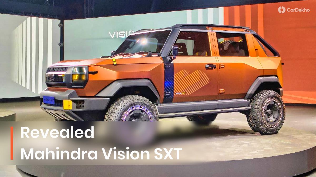 Mahindra Vision SXT Concept Revealed As The Electric Thar’s Pickup Version Mahindra Vision SXT Concept Revealed As The Electric Thar’s Pickup Version