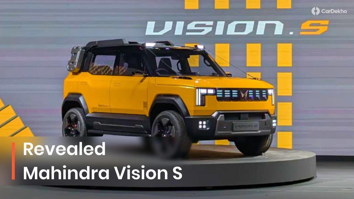 Mahindra Vision S Concept Revealed, Can It Be Mahindra's New Scorpio-based  Sub-4m Offering In India? | CarDekho.com