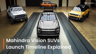 Here’s When The Mahindra Vision S, Vision X, Vision T And Vision SXT SUV Concepts Will Be Launched