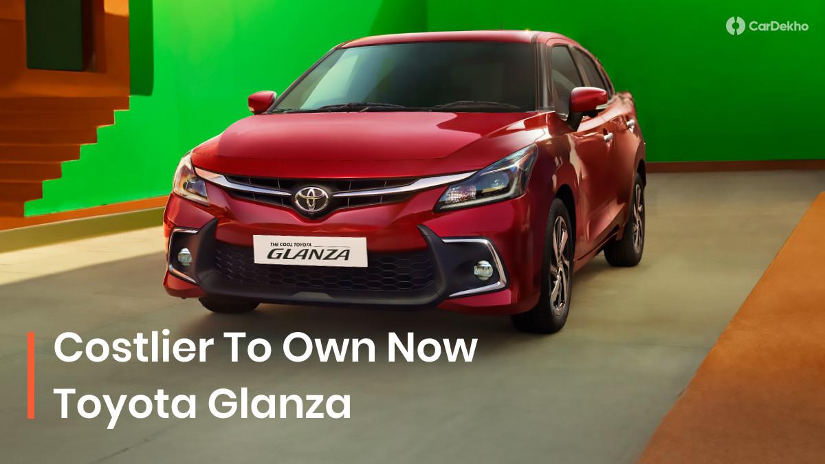 Toyota Glanza Prices Hiked By Up To Rs 12,000 Toyota Glanza Prices Hiked By Up To Rs 12,000