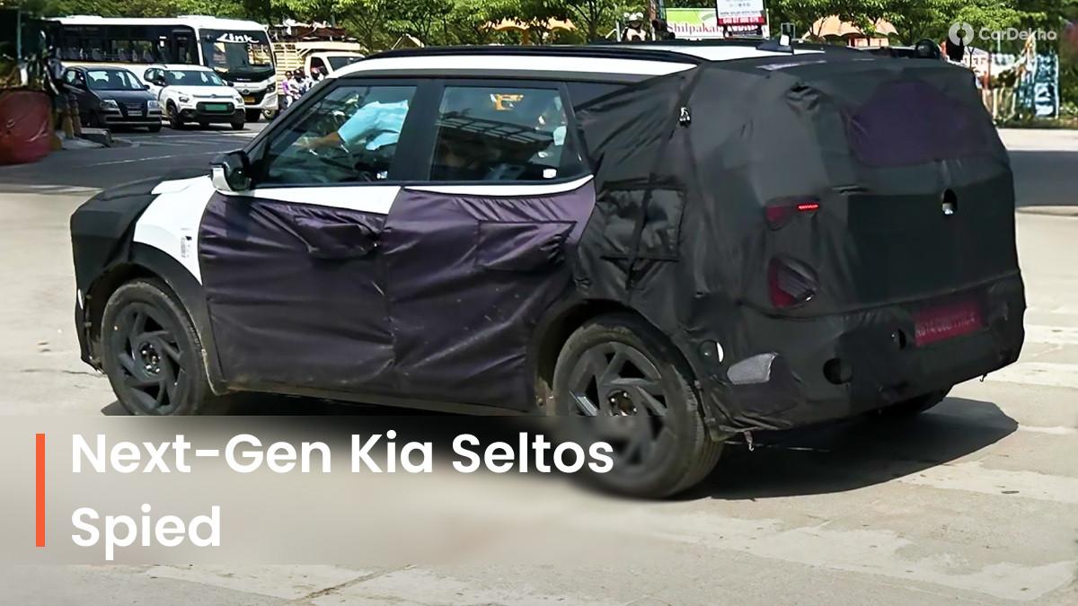 New-gen Kia Seltos Spied Again, Reveals Fresh Exterior Design Details