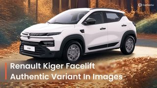 Renault Kiger Facelift’s Base-spec Authentic Variant Explained In 11 Images Renault Kiger Facelift’s Base-spec Authentic Variant Explained In 11 Images