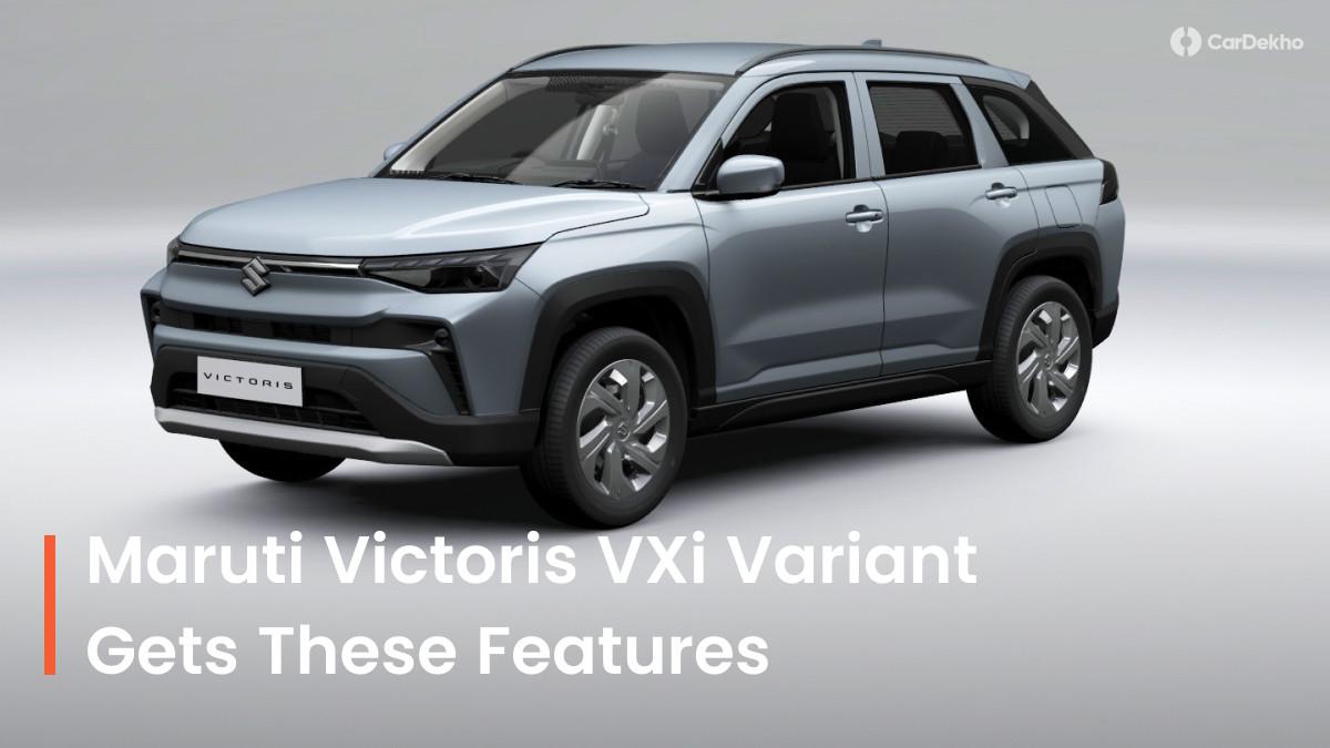 Maruti Victoris VXi Variant Features Explained: 7-inch Touchscreen, 10.25-inch Digital Driver’s Display, Connected Car Tech, Cruise Control, Rear Parking Camera, And Electronic Parking Brake