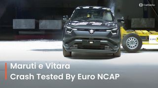 Made-in-India Maruti e Vitara Scores 4 Stars In Euro NCAP Crash Test Made-in-India Maruti e Vitara Scores 4 Stars In Euro NCAP Crash Test