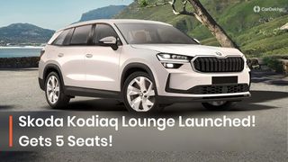 Skoda Kodiaq Lounge 5-Seater Variant Launched, Priced At 39.99 Lakh Skoda Kodiaq Lounge 5-Seater Variant Launched, Priced At 39.99 Lakh