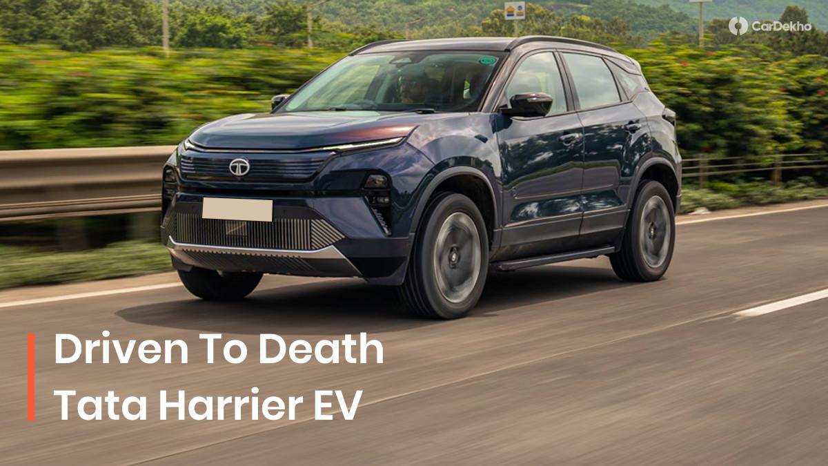 Tata Harrier EV Driven To Death: Will It Hit 500 km? Tata Harrier EV Driven To Death: Will It Hit 500 km?