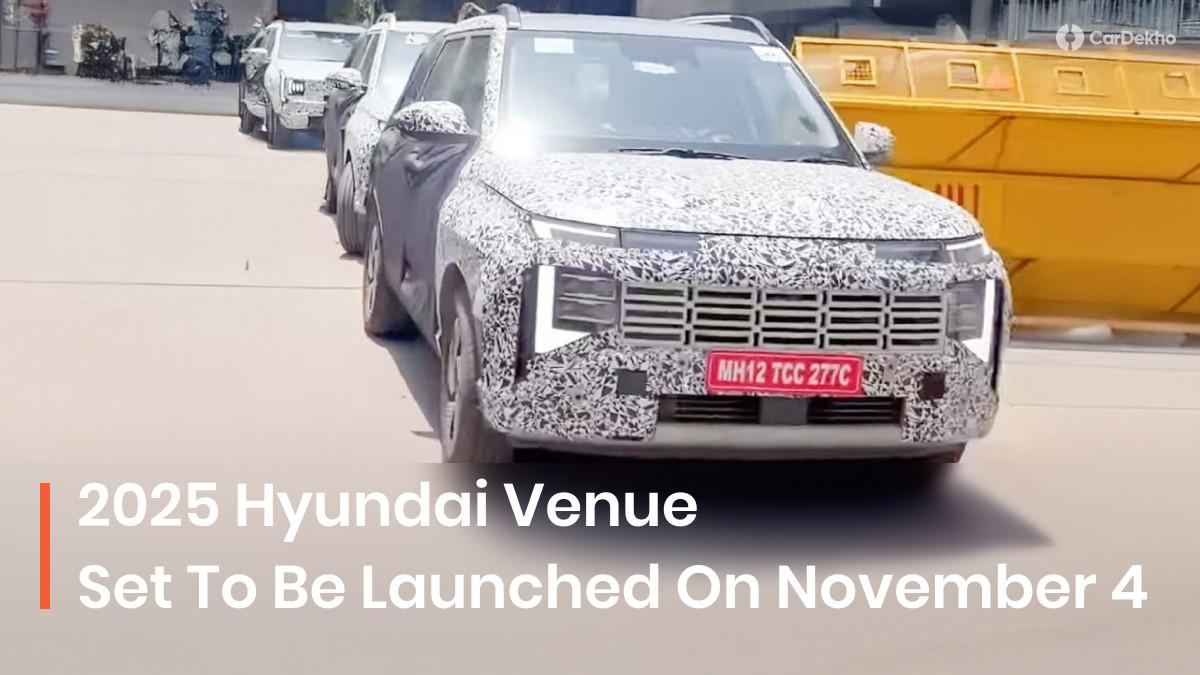 2025 Hyundai Venue Launch Date Confirmed, Prices To Be Announced On ...