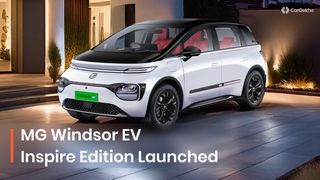 2025 MG Windsor EV Inspire Edition Launched At Rs 16.65 Lakh, Can Be Had With BaaS At Rs 12.64 Lakh