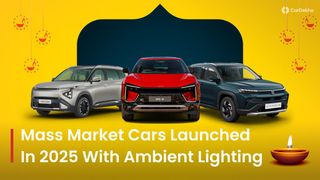 Diwali Special: Mass-market Cars Launched In 2025 That Offer Multi-colour Ambient Lighting