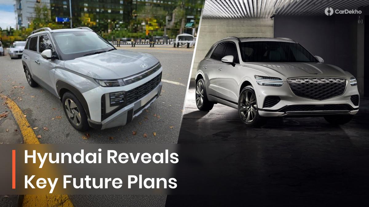 FY2030 వరకు భవిష్యత్తు ప్రణాళికలను ప్రకటించిన Hyundai ఇండియా: 2025 హ్యుందాయ్ వెన్యూ నవంబర్ 4న ప్రారంభం, 8 హైబ్రిడ్లు వస్తున్నాయి, భారతదేశానికి అందుబాటులో ఉండే EV మరియు జెనెసిస్ ప్రారంభ నిర్ధారణ! FY2030 వరకు భవిష్యత్తు ప్రణాళికలను ప్రకటించిన Hyundai ఇండియా: 2025 హ్యుందాయ్ వెన్యూ నవంబర్ 4న ప్రారంభం, 8 హైబ్రిడ్లు వస్తున్నాయి, భారతదేశానికి అందుబాటులో ఉండే EV మరియు జెనెసిస్ ప్రారంభ నిర్ధారణ!
