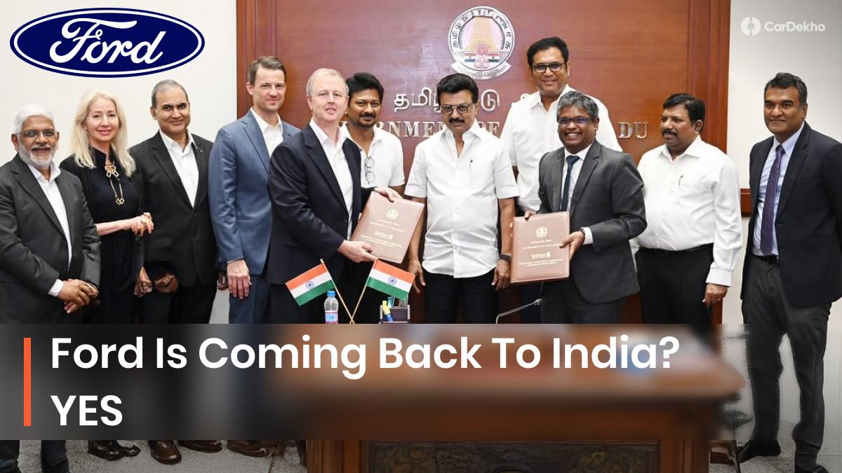 Ford Confirms India Entry In 2029, To Invest Rs 3,250 Crore In Chennai Facility Ford Confirms India Entry In 2029, To Invest Rs 3,250 Crore In Chennai Facility