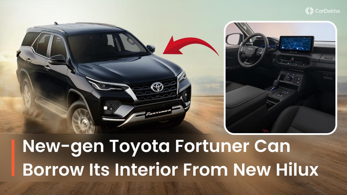 This Is How The New-Gen Toyota Fortuner Interior Could Look Like; Will Borrow Cues From The 2026 Toyota Hilux This Is How The New-Gen Toyota Fortuner Interior Could Look Like; Will Borrow Cues From The 2026 Toyota Hilux
