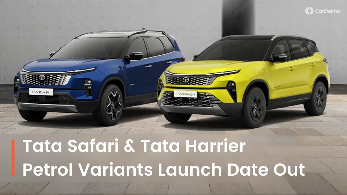 Tata Harrier And Tata Safari With Petrol Power To Launch On December 9 Tata Harrier And Tata Safari With Petrol Power To Launch On December 9