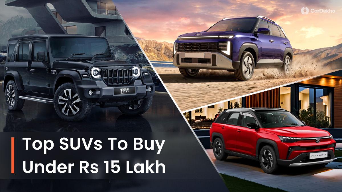 Top 10 SUVs Under Rs 15 Lakh That You Should Consider Bringing Home Top 10 SUVs Under Rs 15 Lakh That You Should Consider Bringing Home