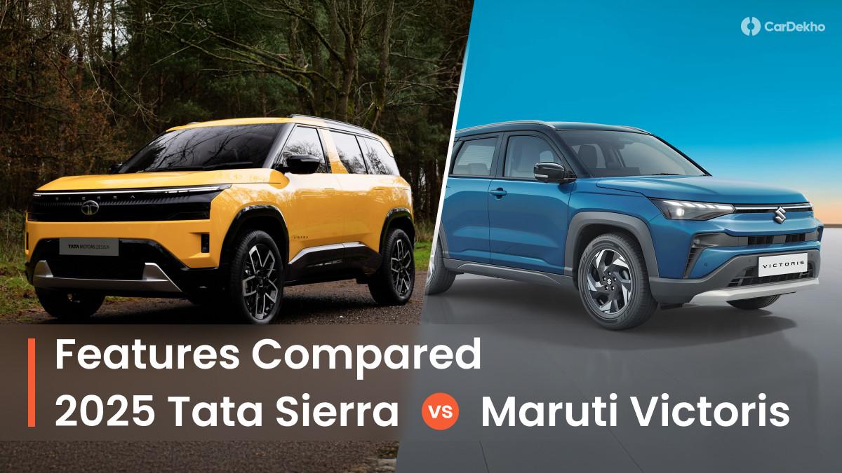 New 2025 Tata Sierra vs Maruti Victoris: Which Has More Features? New 2025 Tata Sierra vs Maruti Victoris: Which Has More Features?
