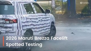 2026 Maruti Suzuki Brezza Facelift Spotted For The First Time! All You Need To Know