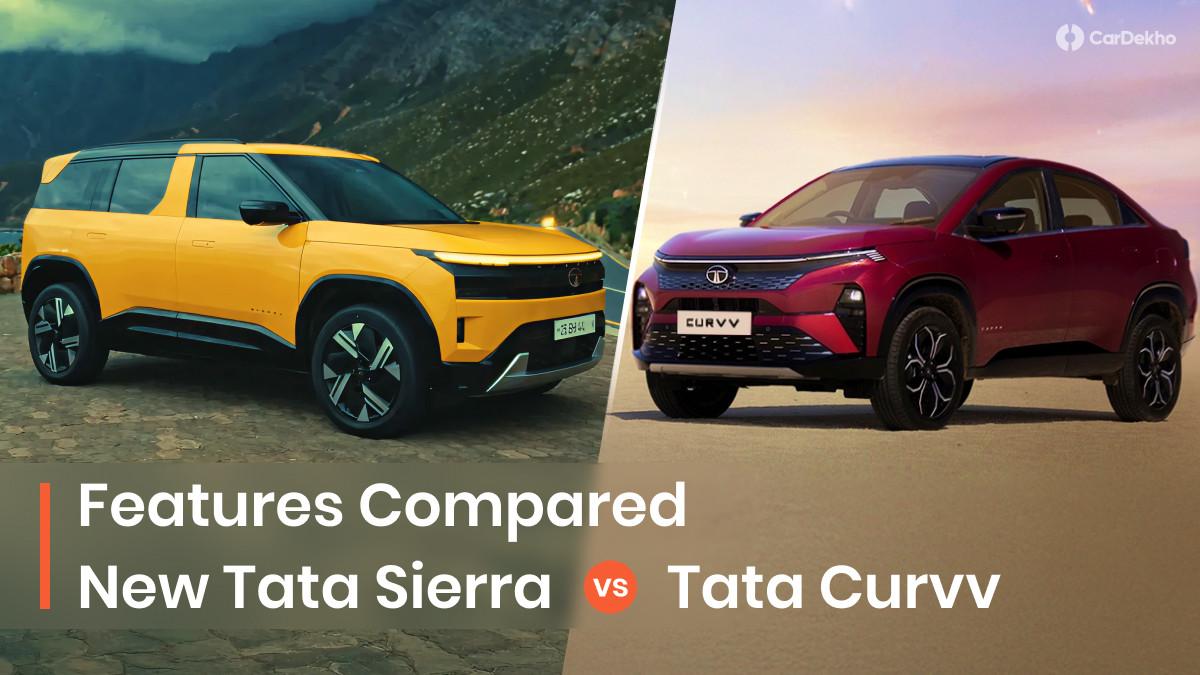 New 2025 Tata Sierra vs Tata Curvv: Features Compared! New 2025 Tata Sierra vs Tata Curvv: Features Compared!