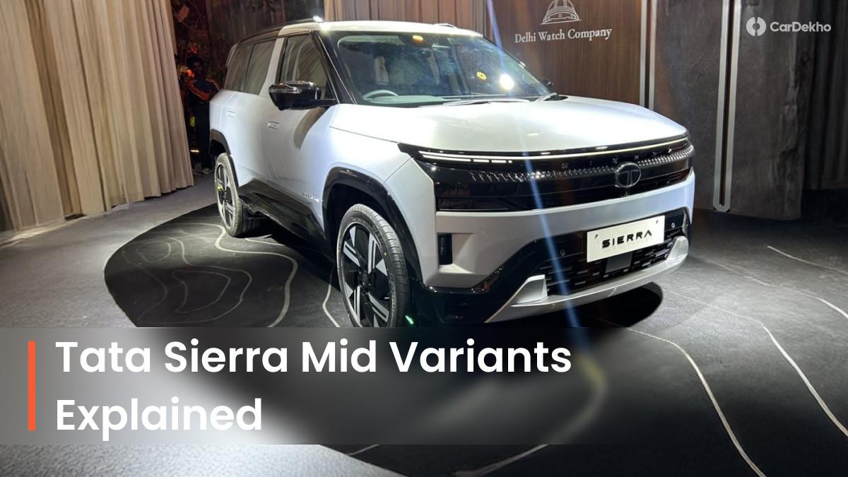 2025 Tata Sierra Adventure And Adventure Plus Variants Explained ...
