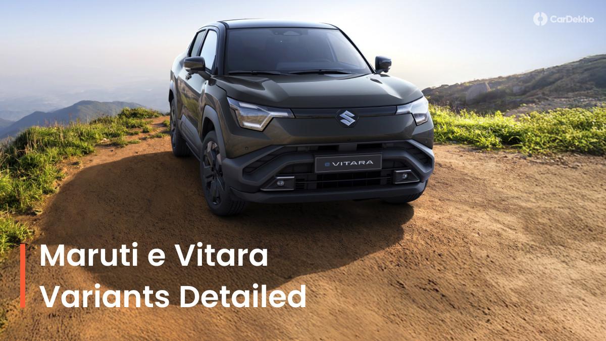 Maruti Suzuki e Vitara: Here’s What Each Variant Offers In Terms Of Features Maruti Suzuki e Vitara: Here’s What Each Variant Offers In Terms Of Features