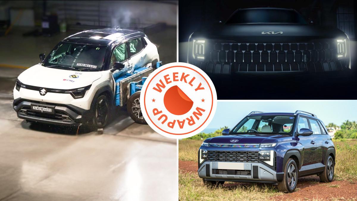 Top India Car News Of The Week: Maruti e Vitara Scores 5 Stars At BNCAP, Next-gen Kia Seltos Teased, New Hyundai Venue Booking Milestone And More Top India Car News Of The Week: Maruti e Vitara Scores 5 Stars At BNCAP, Next-gen Kia Seltos Teased, New Hyundai Venue Booking Milestone And More