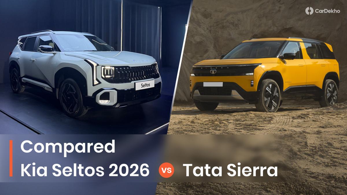 New Kia Seltos 2026 vs 2025 Tata Sierra: Battle Of The 2 NEWEST AND HOTTEST Compact SUVs! New Kia Seltos 2026 vs 2025 Tata Sierra: Battle Of The 2 NEWEST AND HOTTEST Compact SUVs!