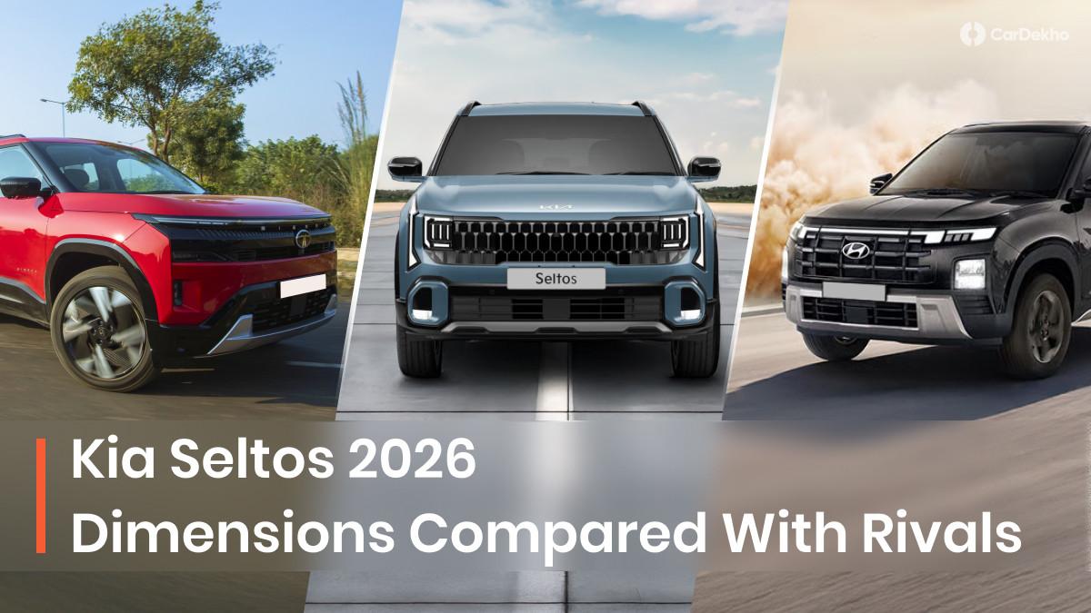 New Kia Seltos 2026 vs Rivals: Where Does The New-Gen Seltos Stand Against Its Rivals In Size? New Kia Seltos 2026 vs Rivals: Where Does The New-Gen Seltos Stand Against Its Rivals In Size?
