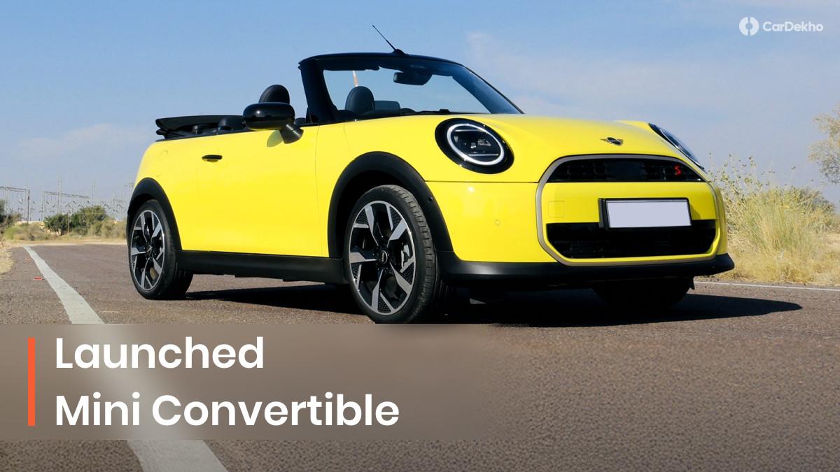 Mini Cooper Convertible S Launched At Rs 58 50 Lakh Design Interior 