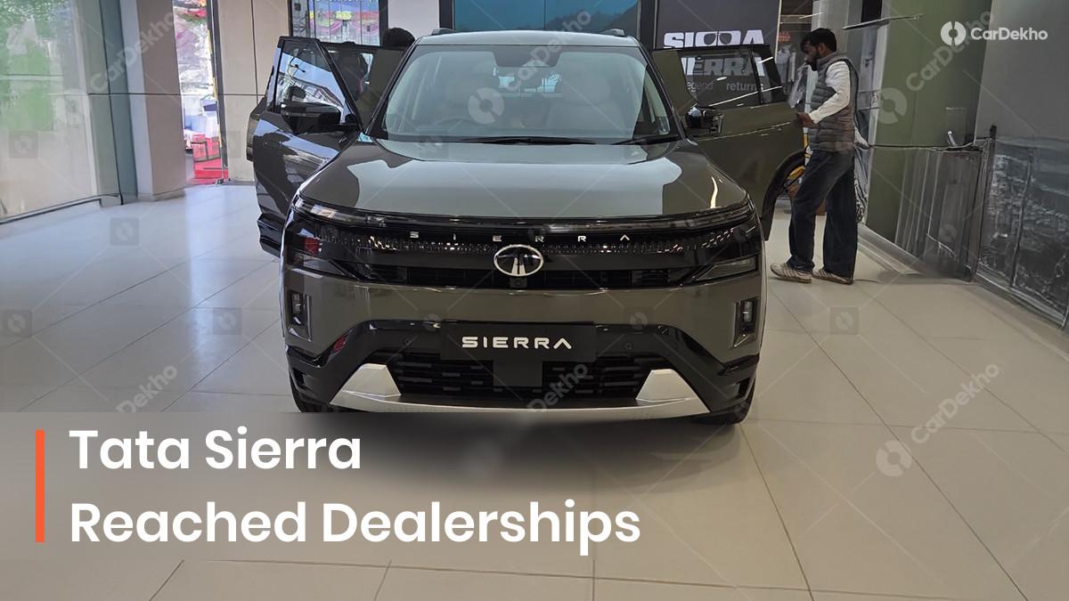Tata Sierra 2025: Dealership Displays & Pre-Booking Buzz!